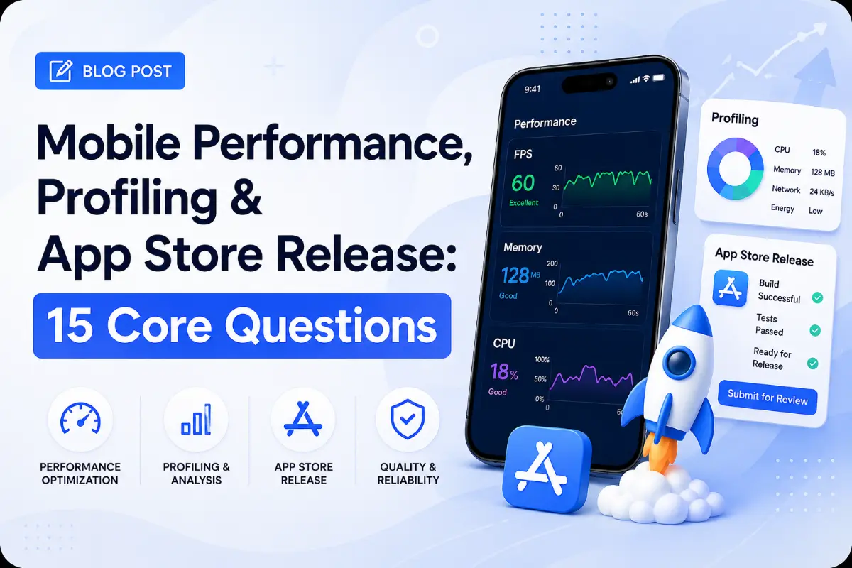 Mobile Performance, Profiling & App Store Release: 15 Core Questions